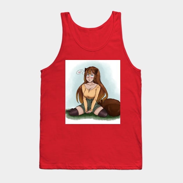 Tanuki-Chan Tank Top by Silv44